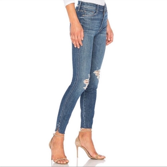 MOTHER The Vamp Fray Crazy Like a Fox Jean Distressed Sz 27 - Picture 2 of 14